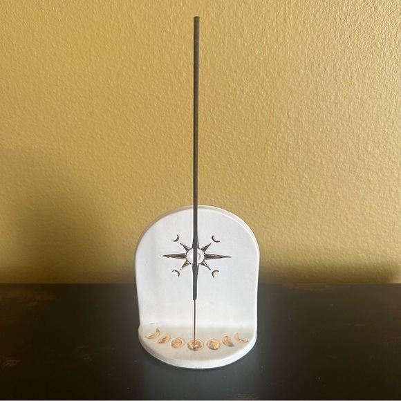 Handmade Ceramic Mini Altar Yoga Meditation Boho Moon Phase - Picture 2 of 12